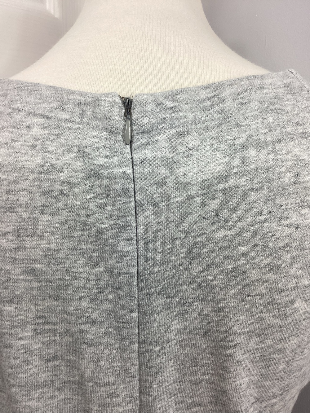 GAP Grey  Fleece Sweatshirt Dress - Picture 5 of 7